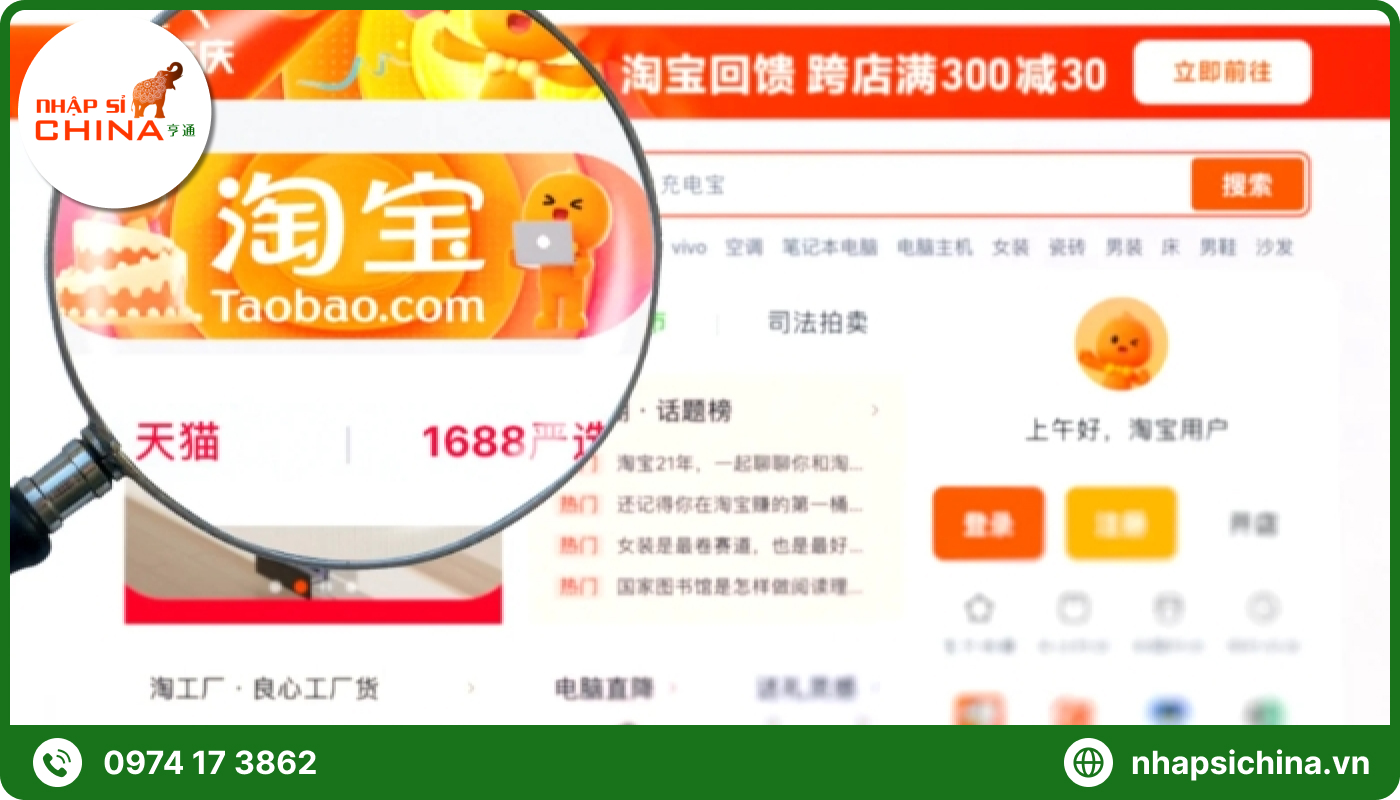 Thông tin dịch vụ order Taobao tại Nhập Sỉ China