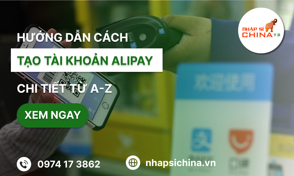 Hướng dẫn tạo tài khoản thanh toán Alipay
