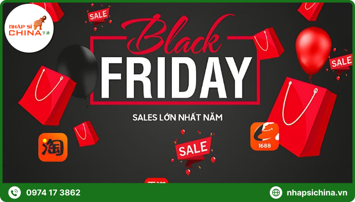 Black Friday giảm cực mạnh trên 1688