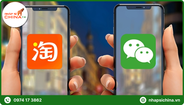 Liên kết với Wechat để đăng ký tài khoản Taobao