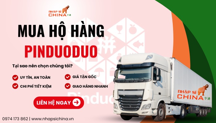 Dịch vụ order hàng trên Pinduoduo tại Nhập Sỉ China