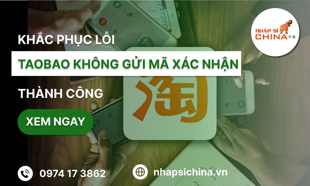 Khắc phục không nhận được mã xác minh Taobao