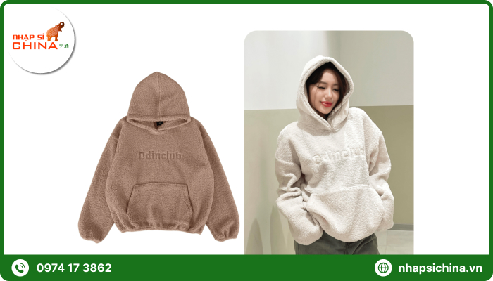 Mẫu áo khoác Hoodie luôn được bán chạy vào mùa mùa đông