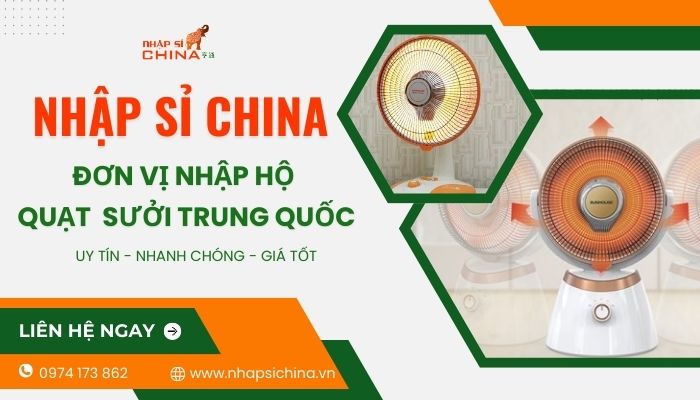 Nhập Sỉ China cung cấp dịch vụ nhập hộ quạt sưởi nội địa Trung giá rẻ 