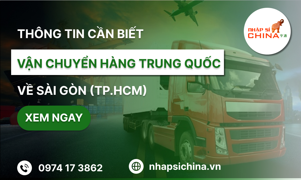 Vận chuyển hàng Trung Quốc về TPHCM và bảng giá mới nhất